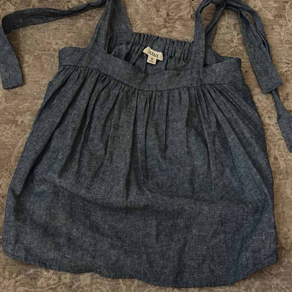 Mali Blue Sleeveless Top